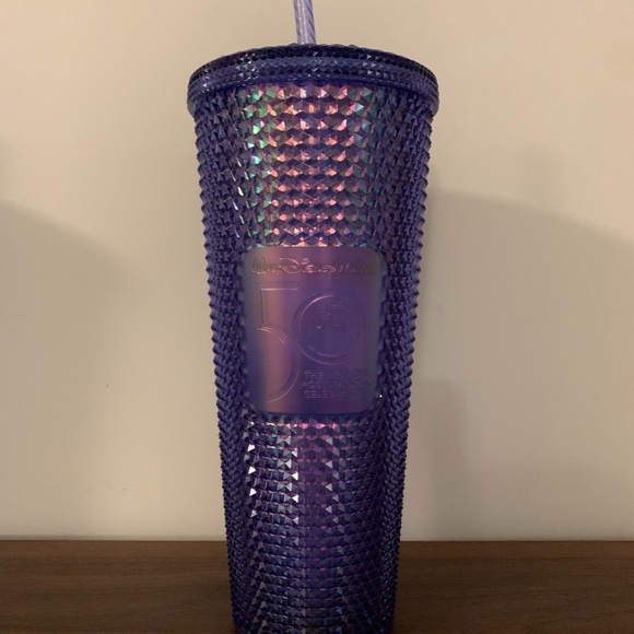 BNWT Walt Disney World 50th Anniversary Geometric Starbucks Tumbler - Picture 1 of 6